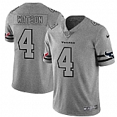 Nike Texans 4 Deshaun Watson 2019 Gray Gridiron Gray Vapor Untouchable Limited Jersey Dyin,baseball caps,new era cap wholesale,wholesale hats